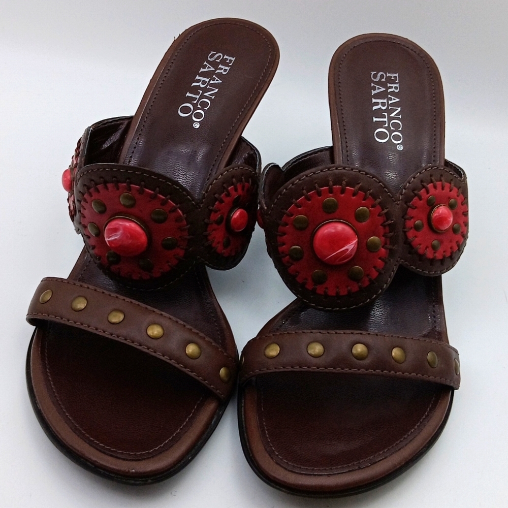 FRANCO SARTO SUMMER SANDALS SIZE 7